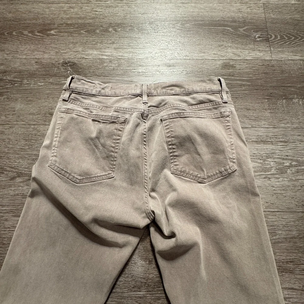 Frame Pants Mens 32 Beige Slim Straight L'homme Lyocell Rayon Blend Casual 32x32
